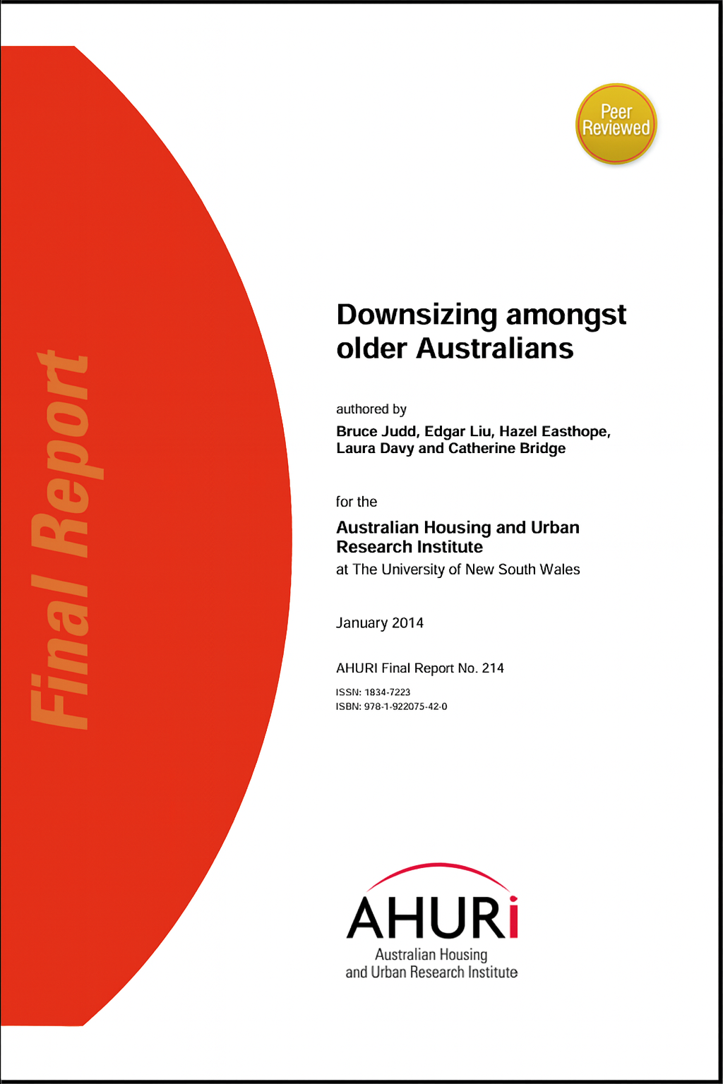 Downsizing among older Australians