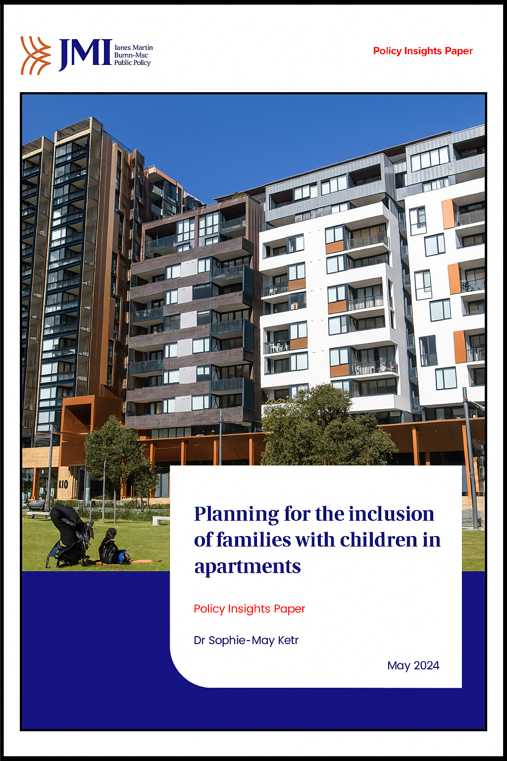 Planning for the inclusion of children in apartments paper