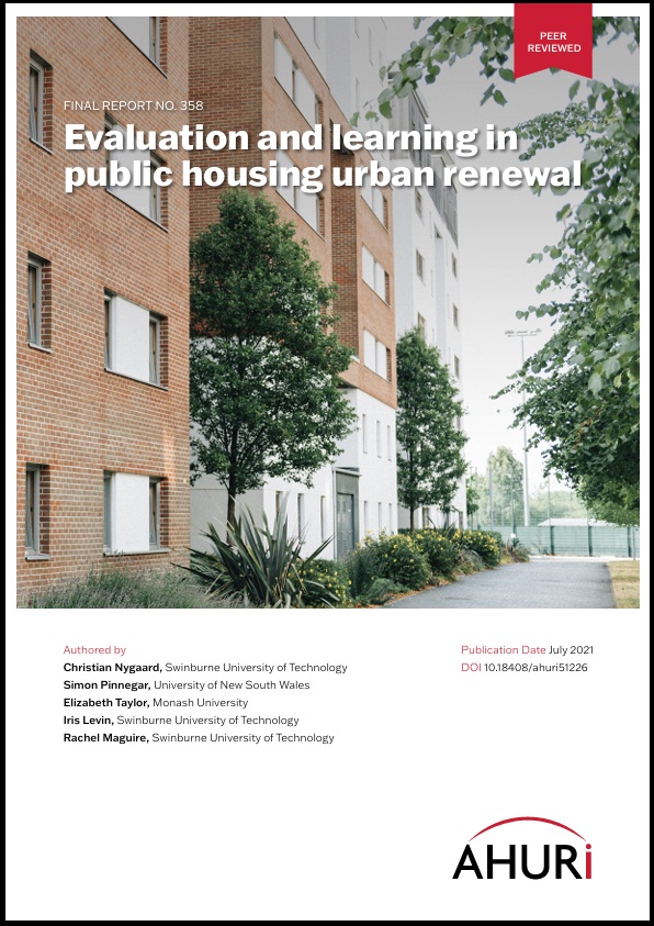 Evaluation and learning in public housing renewal