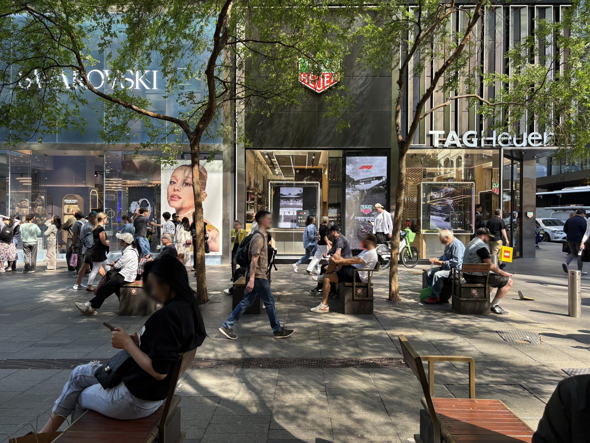 Pitt St Mall - a pedestrian area