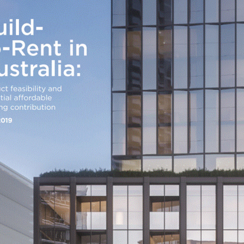 Build-to-rent in Ausralia cover image