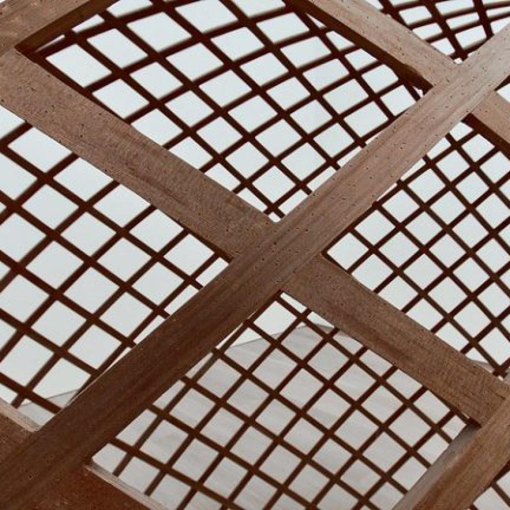 Upclose image of a wooden fence