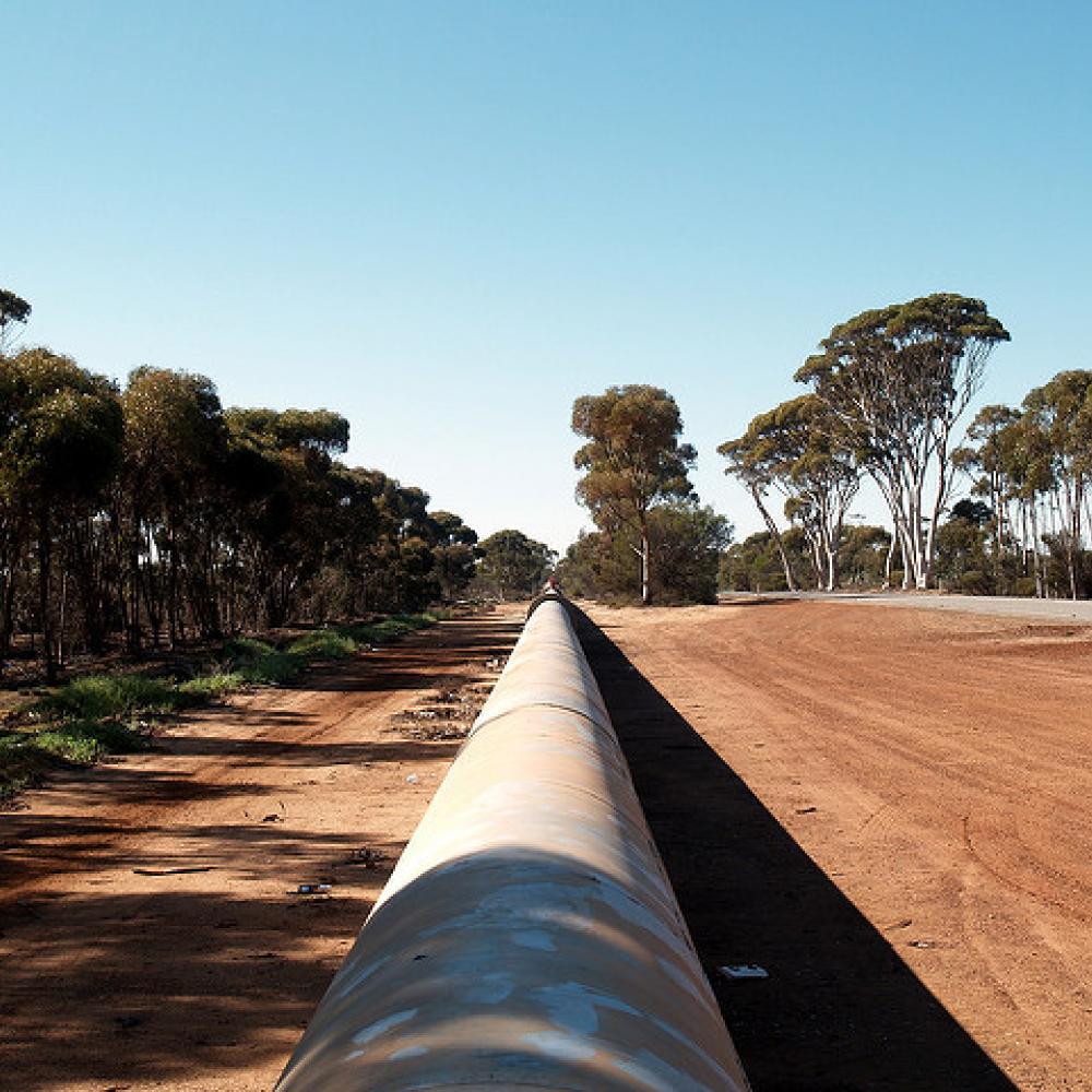 Pipe in Aus outback