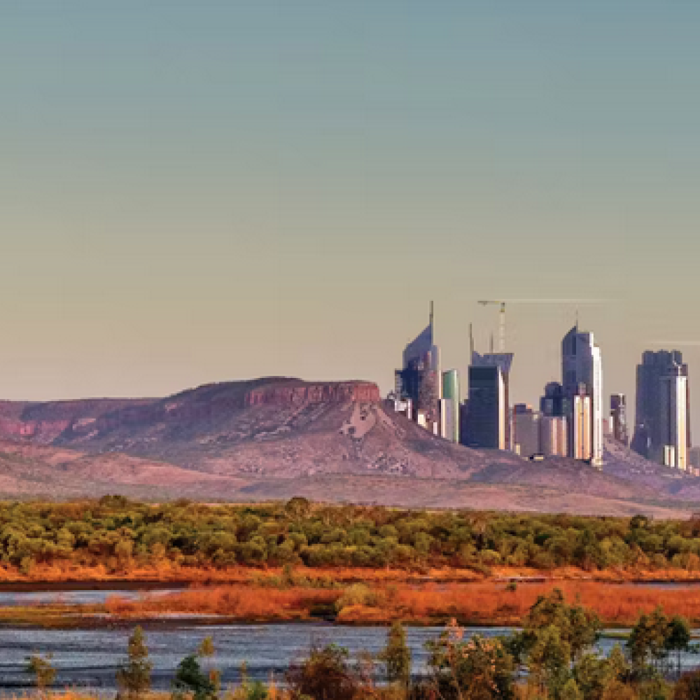 Proposed city in the Ausralian Outback