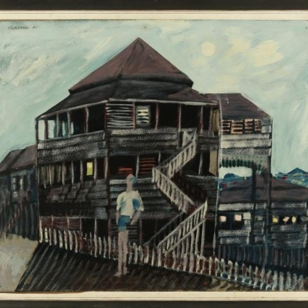 Painting of a house