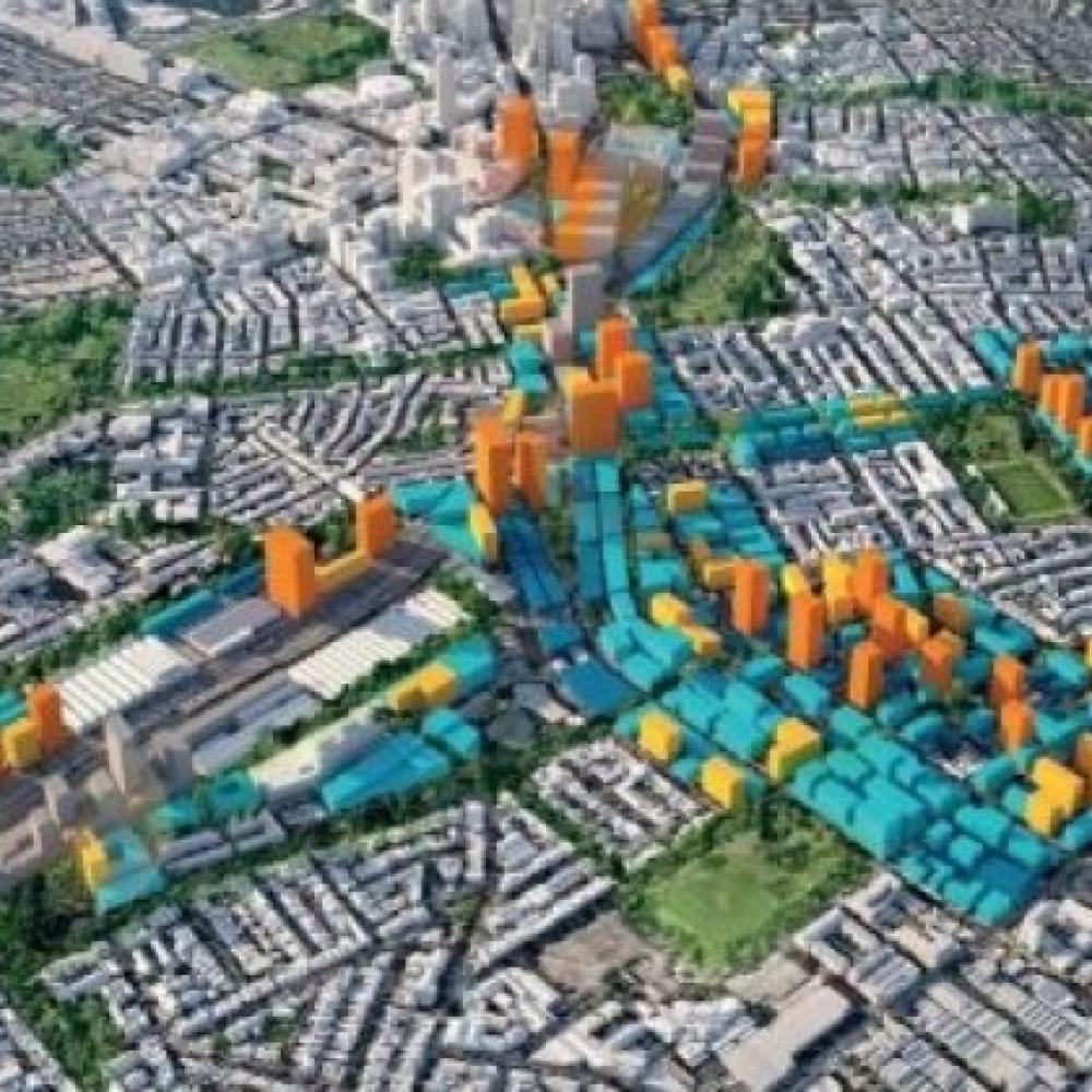 Density map of the city