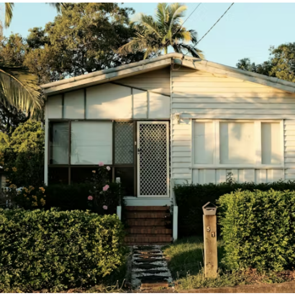 A small house.